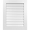 Ekena Millwork Vertical Surface Mount PVC Gable Vent: Functional, w/ 3-1/2"W x 1"P Standard Frame, 26"W x 32"H GVPVE26X3201SF - alternate 1